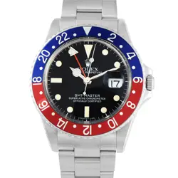 Rolex GMT-Master Pepsi Matte Black Watch 16750
