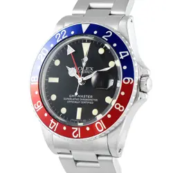 Rolex GMT-Master Pepsi Matte Black Watch 16750