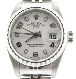 DATE WATCH WHITE