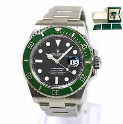 2024 ROLEX SUBMARINER DATE STARBUCKS 126610LV 41MM MK2 GREEN COMPLETE