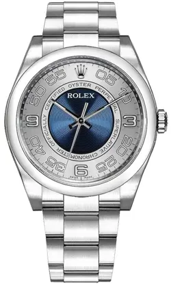 SILVER/BLUE CIRCLE