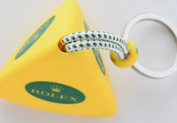 GENUINE ROLEX SAILING BUOY KEYCHAIN KEY RING UNUSED