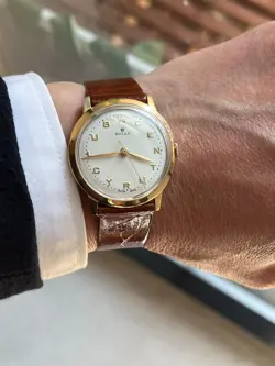 1958 ROLEX 6022 14K SOLID Eaton Retailer Quarter Century Club Precision