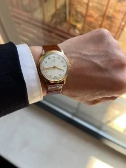 1958 ROLEX 6022 14K SOLID Eaton Retailer Quarter Century Club Precision