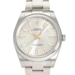 USED ROLEX OYSTER 124300 SILVER MEN'S WATCH #1113419