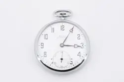 ROLEX Standard Vintage Pocket Watch 1408 Manual Winding Platinette Auth #921