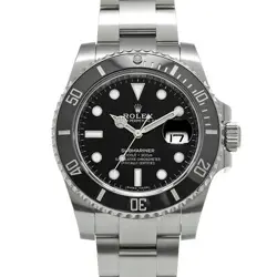USED ROLEX SUBMARINER DATE 116610LN BLACK CASE: 40×40MM MEN'S WATCH #1133019
