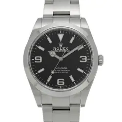USED ROLEX EXPLORER 214270 BLACK CASE: 39×39MM BAND: 19CM MEN'S WATCH #1123019