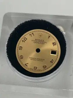 GENUINE ROLEX DATEJUST 26MM CHAMPAGNE DIAL GOLD ARABIC