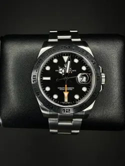 ROLEX EXPLORER II 42MM 216570 BLACK DIAL STAINLESS STEEL OYSTER BRACELET - 2018