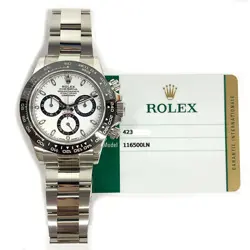 2016 ROLEX COSMOGRAPH DAYTONA 'PANDA', 40MM, STAINLESS STEEL, WHITE DIAL, 116...