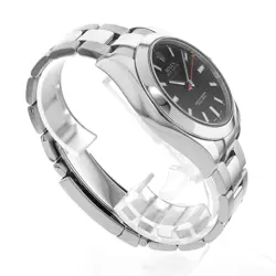 ROLEX Milgauss 116400 Black V Number second hand mens