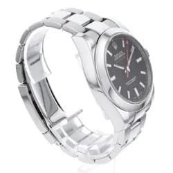 ROLEX Milgauss 116400 Black V Number second hand mens
