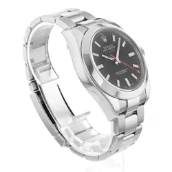 ROLEX Milgauss 116400 Black V Number second hand mens