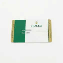 ROLEX Milgauss 116400 Black V Number second hand mens