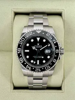 2014 ROLEX GMT-MASTER II 40MM 116710LN STAINLESS STEEL BLACK DIAL