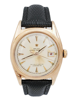 GOLD WRISTWATCH W/BLACK