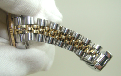 ROLEX 26mm WOMEN's STAINLESS STEEL & 14K GOLD DATE AUTOMATIC WATCH 6917 C. 1981