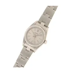 Rolex Ladies Watch Oyster Perpetual 76030 Silver Automatic SS 24mm Japan Import