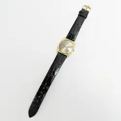 Rolex Cellini 3714/8 Manual 1965 K18 750 YG Vintage Cal.1600 Tonneau Black JPN