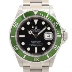 ROLEX SUBMARINER 16610LV SS AT BLACK DIAL