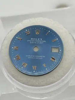 GENUINE ROLEX DATEJUST 26MM BLUE ROMAN