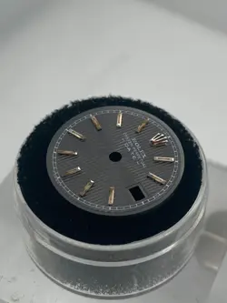 Genuine Rolex Datejust 26mm Gray Tapestry w/ stick hour markers