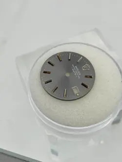 Genuine Rolex Datejust 26mm gray w/ stick hour markers