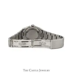 Rolex Datejust 16220 36mm with Silver Roman Numeral Dial & Oyster Bracelet in St