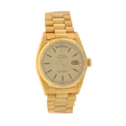 Rolex President Men's Wristwatch 18038 - Yellow Gold 18k Automatic 1 Yr Warranty