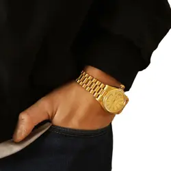 Rolex President Men's Wristwatch 18038 - Yellow Gold 18k Automatic 1 Yr Warranty
