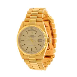 Rolex President Men's Wristwatch 18038 - Yellow Gold 18k Automatic 1 Yr Warranty
