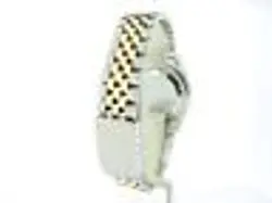 Rolex Datejust Mens 18K Yellow Gold Stainless Steel Watch Jubilee Black 16233