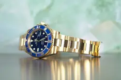 Rolex Submariner Yellow Gold 41mm Blue Dial Oyster Box & Papers 2022 126618LB