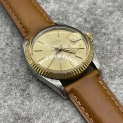 1987 ROLEX DATEJUST 16013 36MM GOLD DIAL
