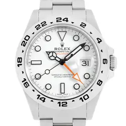 ROLEX EXPLORER II 216570 WHITE G NUMBER SECOND HAND MENS