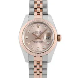 ROLEX DATEJUST 10P DIAMOND 179171G PINK G NUMBER SECOND HAND WOMEN