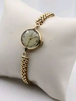 Fine Vintage Ladies Tudor Royal, Rolex 9ct Solid Gold Working Box Unique Gift