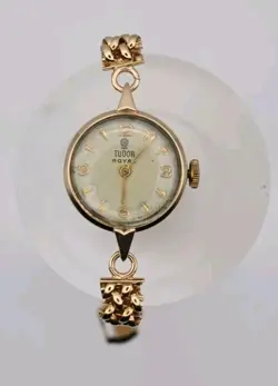Fine Vintage Ladies Tudor Royal, Rolex 9ct Solid Gold Working Box Unique Gift