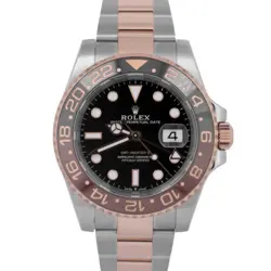 2024 NEW PAPERS ROLEX GMT-MASTER II TWO-TONE GOLD ROOT-BEER 40MM 126711 CHNR BOX