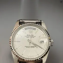 DAY/DATE MENS SILVER/STAINLESS