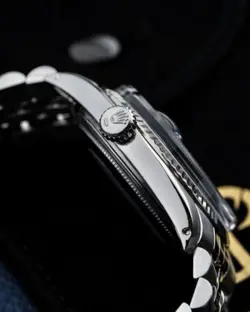 Rolex Datejust 36mm Vintage 1970 Pie-Pan Blue Dial Jubilee Watch & Box Ref. 1601