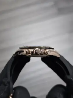 MINT 2018 Rolex Daytona Ceramic 116515LN Rose Gold Sundust/Pink Oysterflex W B&P