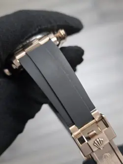 MINT 2018 Rolex Daytona Ceramic 116515LN Rose Gold Sundust/Pink Oysterflex W B&P