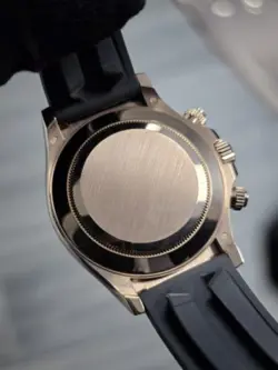 MINT 2018 Rolex Daytona Ceramic 116515LN Rose Gold Sundust/Pink Oysterflex W B&P