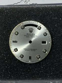 ROLEX OYSTER PERPETUAL DAY DATE SILVER DIAMOND DIAL