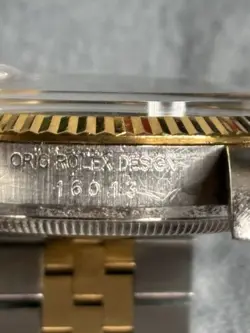 ROLEX DATEJUST 16013 GOLD AND SILVER JUBILEE BRACELET