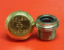 ROLEX OYSTER GOLD CROWN TUBE 5.5MM BUBBLE BACK ROYAL 1B