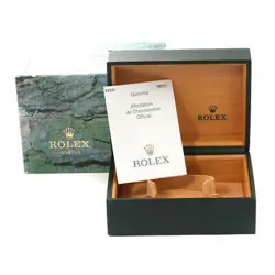 ROLEX EXPLORER II BLACK DIAL STEEL MENS WATCH 16570 BOX PAPERS
