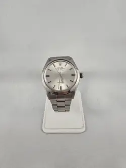 VINTAGE 1974 ROLEX AIR KING 5500 STAINLESS STEEL AUTOMATIC MENS WATCH